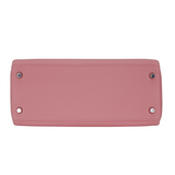 Hermès 28cm Kelly Retourne Rose Sakura Clemence Leather Palladium Hardware