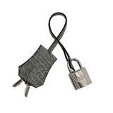 Hermès 25cm Birkin Touch Gris Meyer Togo/Matte Alligator Palladium Hardware