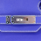 Hermès 30cm Birkin Candy Bleu Electrique Epsom Leather Palladium Hardware