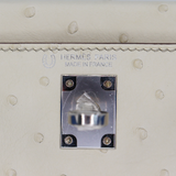 Hermès Kelly II Sellier Mini HSS Beton/Bluette Ostrich Palladium Hardware