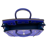 Hermès 30cm Birkin Candy Bleu Electrique Epsom Leather Palladium Hardware