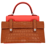 Hermès Kelly Doll Picto Rose Mexico Epsom Leather Palladium Hardware