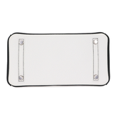 Hermès 25cm Birkin HSS White/Black Clemence Leather Brushed Palladium Hardware