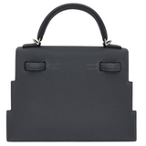Hermès Kelly Doll Picto Gris Misty Epsom Leather Palladium Hardware