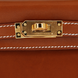 Hermès Kelly II Sellier Mini Fauve Barenia Leather Gold Hardware