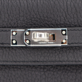 Hermès 25cm Kelly Retourne Black Togo Leather Palladium Hardware