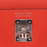 Hermès Kelly II Sellier Mini Orange Field Epsom Leather Palladium Hardware