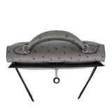 Hermès Kelly II Sellier Mini Bleu Glacier Ostrich Palladium Hardware