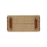 Herm�s 25cm Birkin Picnic Fauve Barenia Leather/Osier Wicker Palladium Hardware