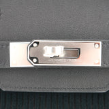 Herm�s 30cm Birkin Black C√¥te √† C√¥te Tuffetage Caban Swift Leather Palladium Hardware