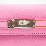 Hermès Mini Kelly II Bubblegum Epsom Palladium Hardware