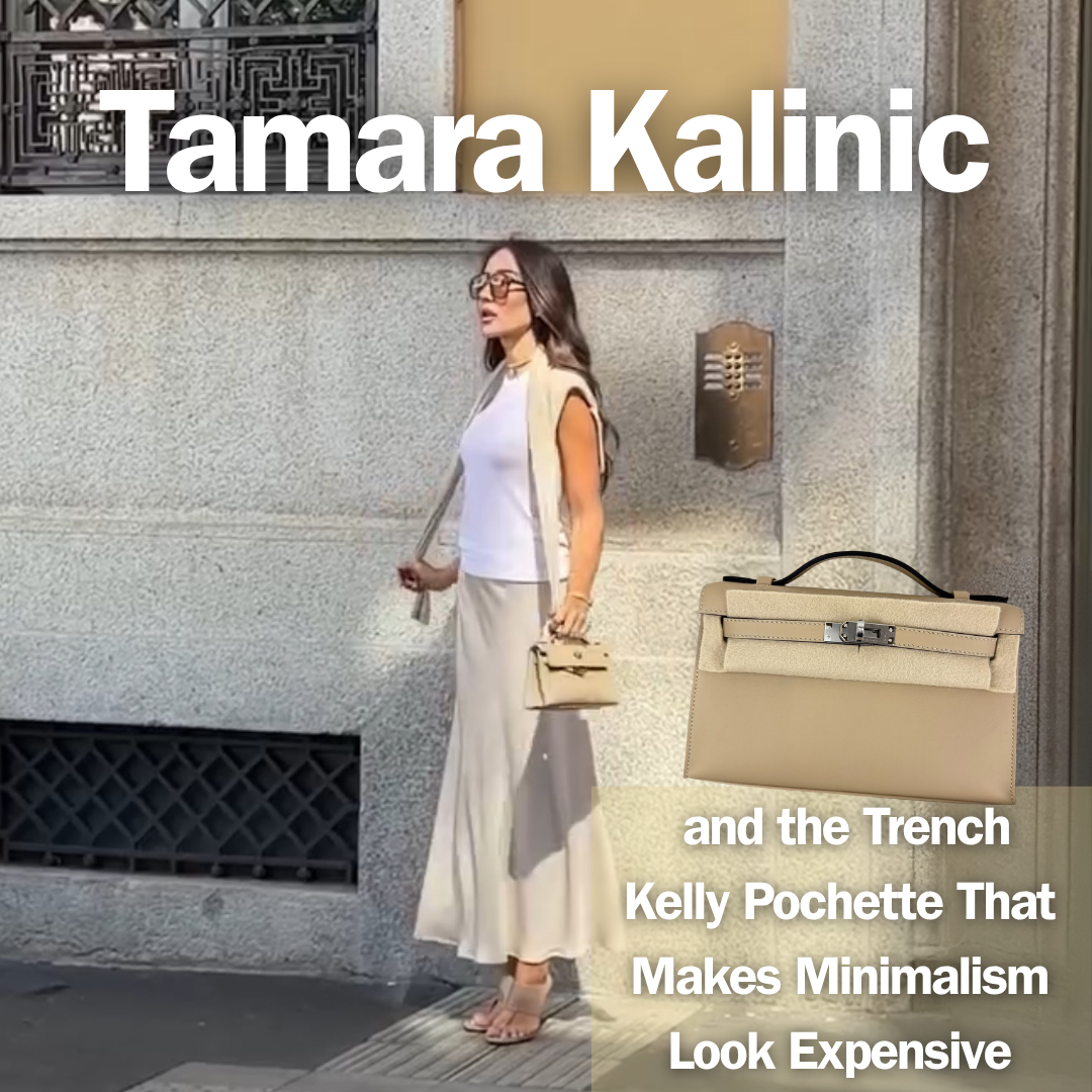Privé Porter’s Guide To: Tamara Kalinic, Trench—and the Kelly Pochette That Makes Minimalism Look Expensive