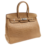 Hermès 35cm Birkin Trench Matte Alligator Palladium Hardware