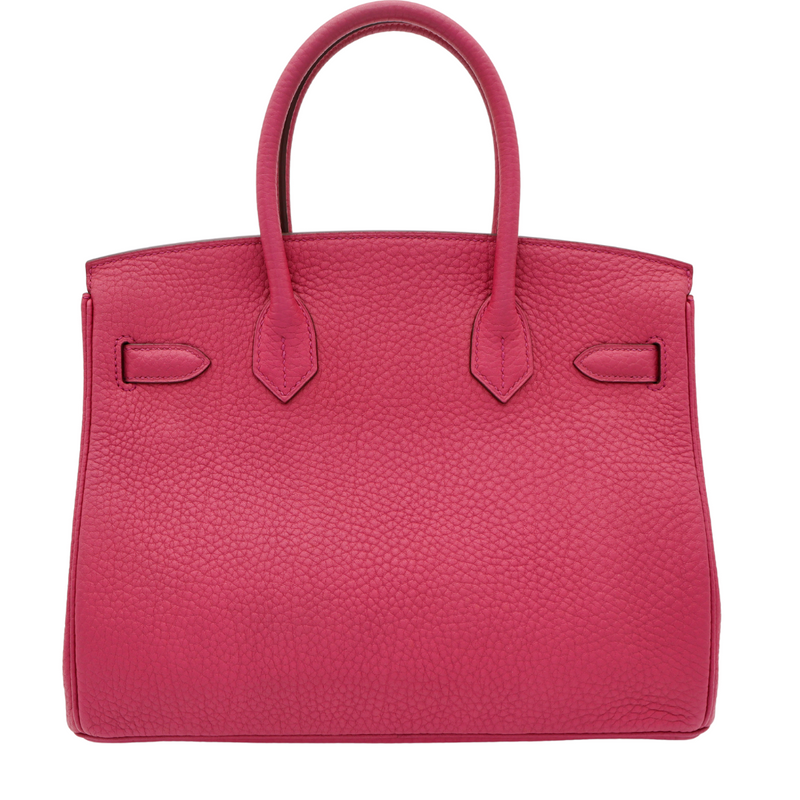 Hermès 30cm Birkin Bois de Rose Fjord Leather Gold Hardware
