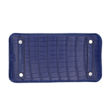 Hermès 25cm Birkin Bleu Saphir Matte Alligator Palladium Hardware