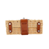 Hermès Kelly Picnic Mini Fauve Barenia Leather/Osier Wicker Palladium Hardware