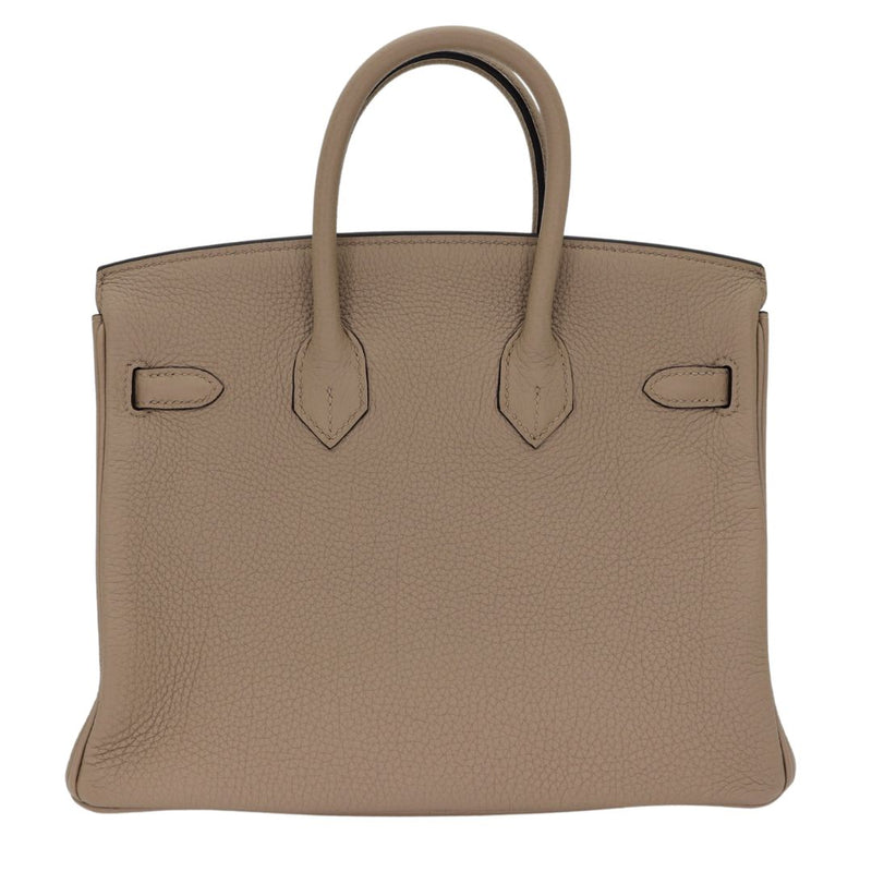 Hermès 25cm Birkin Gris Tourterelle Togo Leather Gold Hardware