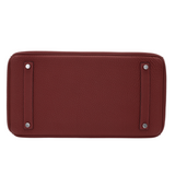 Hermès 35cm Birkin Rouge H Togo Leather Palladium Hardware