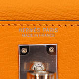 Hermès Mini Kelly II Sellier Moutarde Chèvre Palladium Hardware