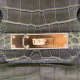 Hermès 30cm Birkin Canopee Matte Niloticus Crocodile Gold Hardware
