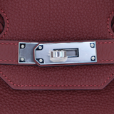 Hermès 35cm Birkin Rouge H Togo Leather Palladium Hardware