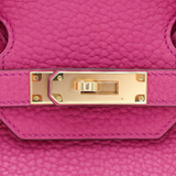 Hermès 30cm Birkin Bois de Rose Fjord Leather Gold Hardware