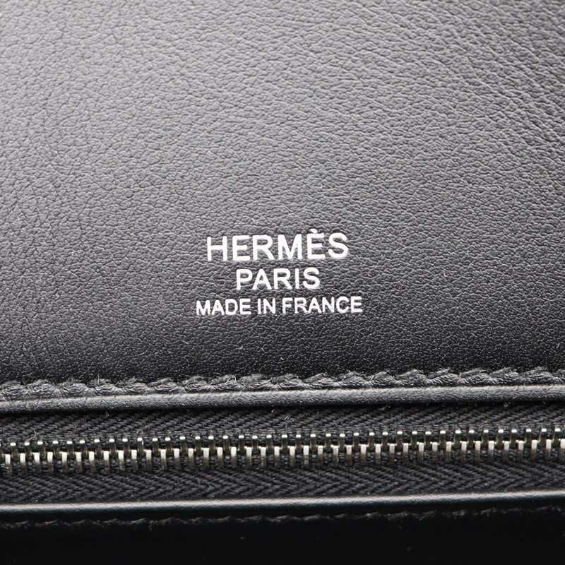 Hermès 35cm Birkin Shadow Black (Noir) Swift Leather