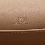 Hermès Kelly Pochette Bronze Metallic Swift Leather Palladium Hardware