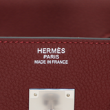 Hermès 35cm Birkin Rouge H Togo Leather Palladium Hardware
