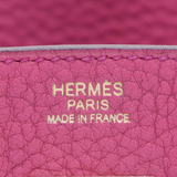 Hermès 30cm Birkin Bois de Rose Fjord Leather Gold Hardware