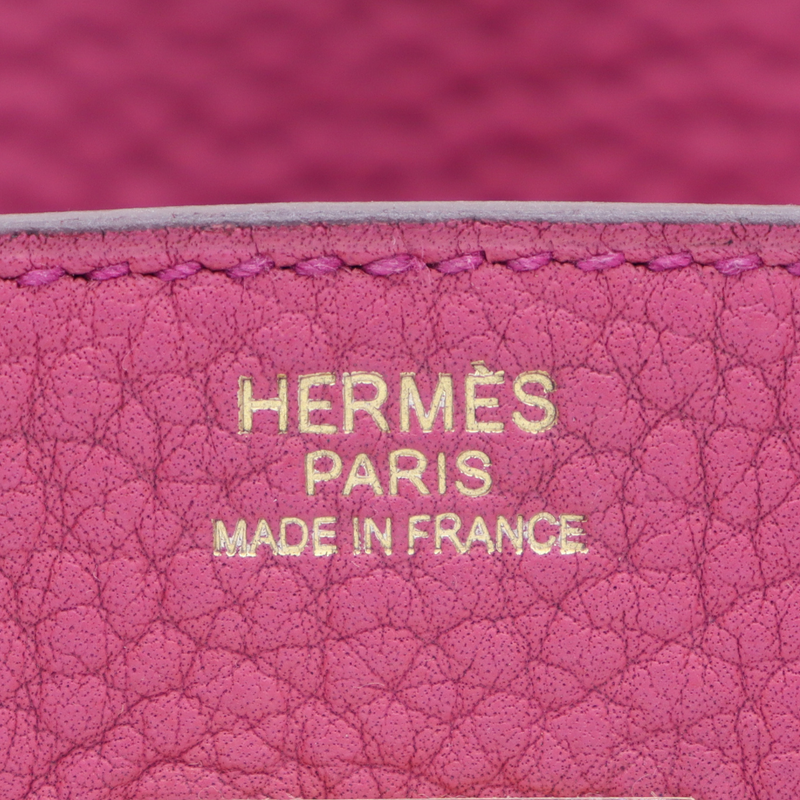 Hermès 30cm Birkin Bois de Rose Fjord Leather Gold Hardware