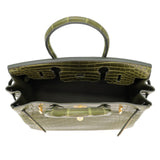 Hermès 30cm Birkin Canopee Matte Niloticus Crocodile Gold Hardware