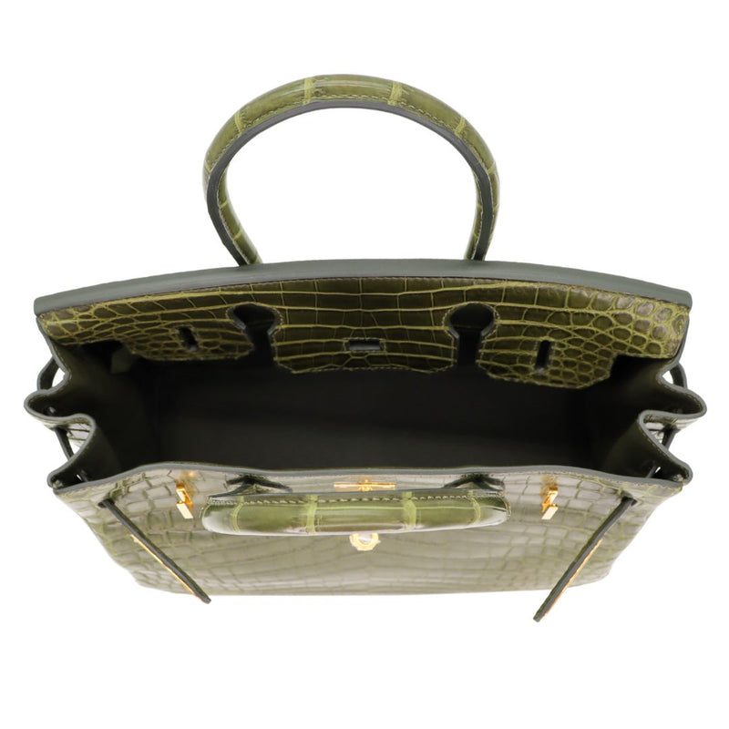 Hermès 30cm Birkin Canopee Matte Niloticus Crocodile Gold Hardware