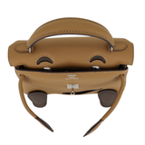 Hermès Mini Kelly Doll Dune/Vert Loden Swift Leather Palladium Hardware