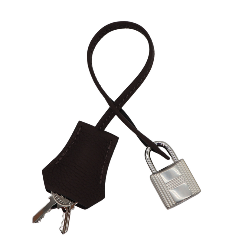 Hermès 30cm Birkin Chocolate Togo Leather Palladium Hardware