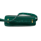 Hermès 18cm Constance Vert Emeraude Shiny Alligator Gold Hardware