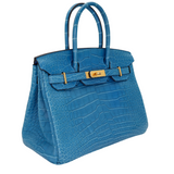 Hermès 30cm Birkin Mykonos Matte Alligator Gold Hardware