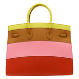 Hermès 35cm Birkin Rainbow Sunrise Epsom Leather Palladium Hardware