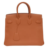 Hermès 25cm Birkin Shadow Gold Swift Leather