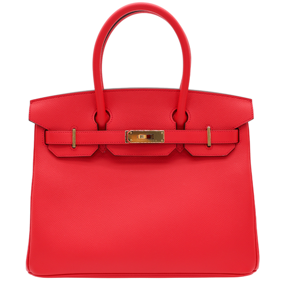 Hermès 30cm Birkin Rouge Casaque Epsom Leather Gold Hardware