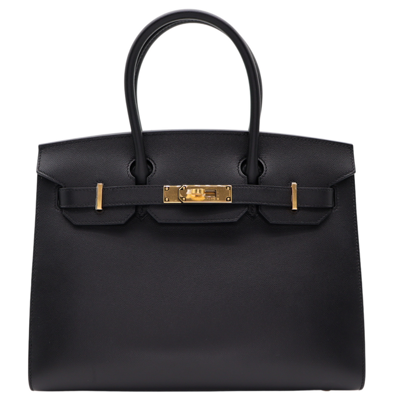 Hermès 30cm Birkin Sellier Black Epsom Leather Gold Hardware