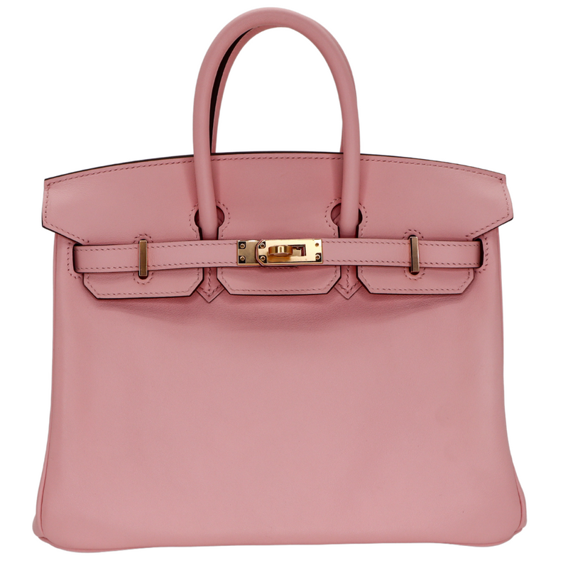 Hermès 25cm Birkin HSS Rose Sakura Swift Leather Rose Gold Hardware