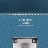 Hermès 30cm Birkin Bleu Jean Togo Leather Palladium Hardware