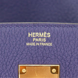 Hermès 30cm Birkin Bleu Navy Togo Leather Gold Hardware