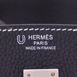 Hermès 25cm Birkin HSS Black/Craie Togo Leather Brushed Palladium Hardware