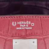 Hermès 30cm Birkin HSS Rose Indien/Amethyst/Beton Matte Alligator Brushed Palladium Hardware