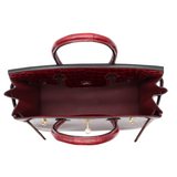 Hermès 30cm Birkin Bordeaux Shiny Niloticus Crocodile Gold Hardware