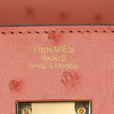 Hermès 30cm Birkin Terre Cuite Ostrich Gold Hardware