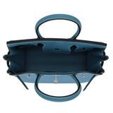 Hermès 30cm Birkin Bleu Jean Togo Leather Palladium Hardware