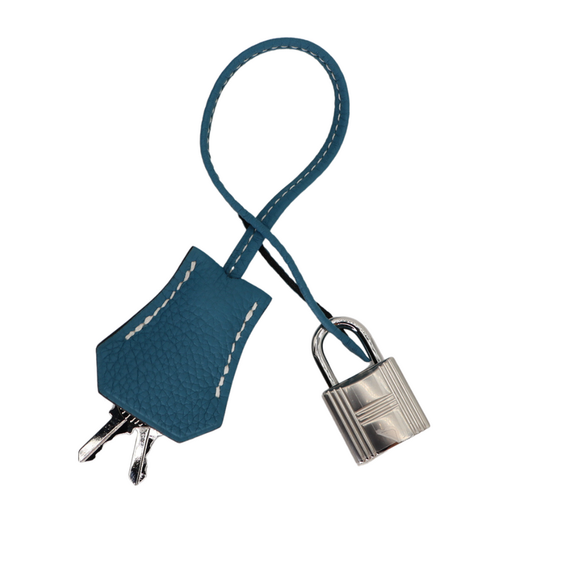 Hermès 30cm Birkin Bleu Jean Togo Leather Palladium Hardware